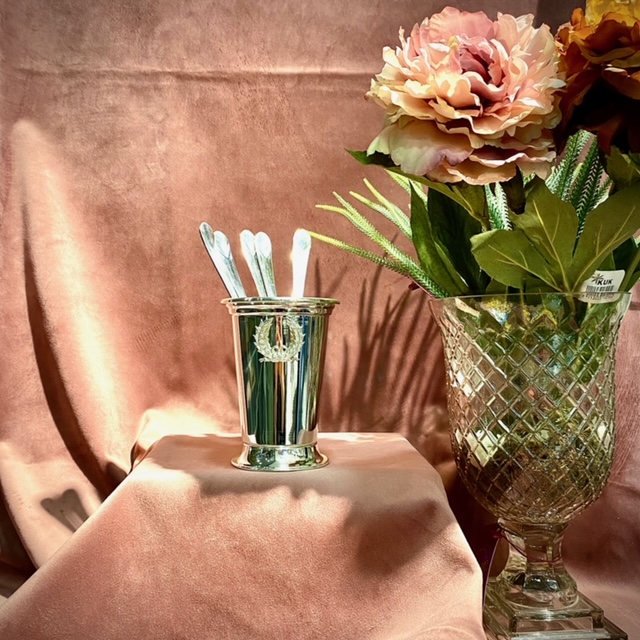 Silver Kaşıklık & İkramlık-Gümüş Yapraklı - Görsel 3