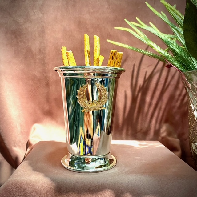 Silver Kaşıklık & İkramlık-Gold Yapraklı