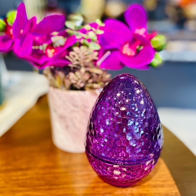 Yumurta Şekerlik - Mor
