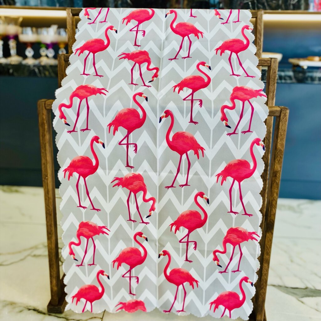 Runner - Flamingo Baskılı