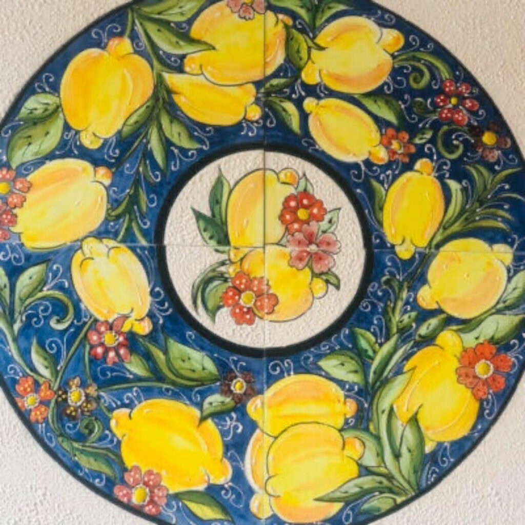 Çini Masa & Seramik Masa - 5 (75x75) Sipariş Üzerine