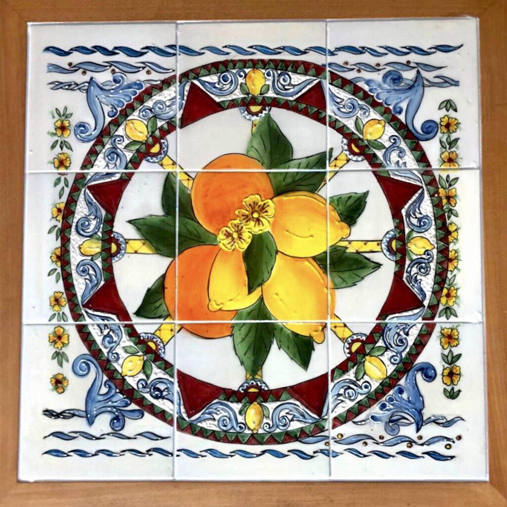 Çini Masa & Seramik Masa - 2 (70x70) Sipariş Üzerine